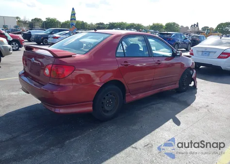2004 Toyota Corolla S z USA, uszkodzony, nr VIN 1NXBR32E64Z237742